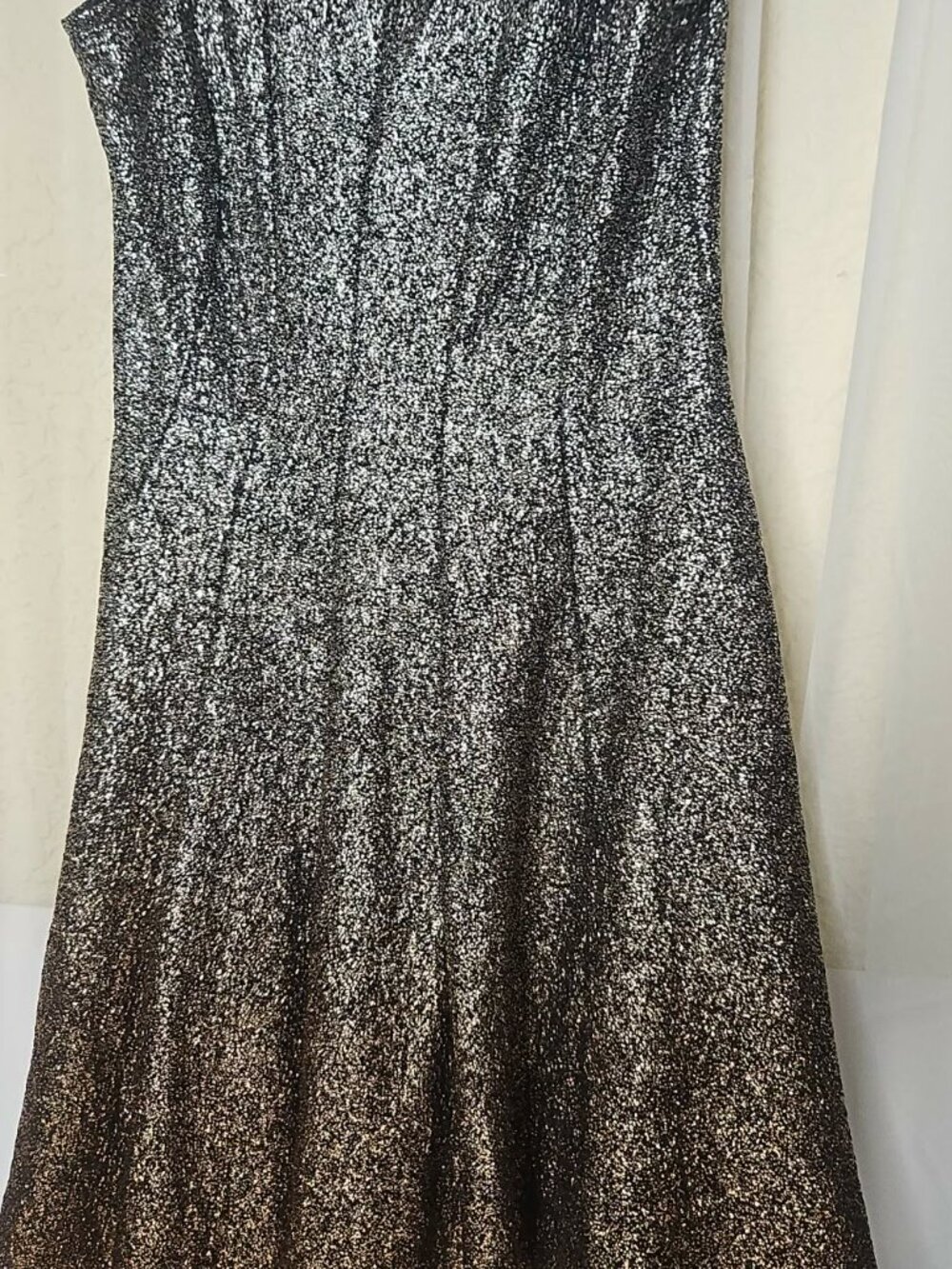 Stunning MSK Glitter Ombre Cocktail Dress - Picture 2 of 7